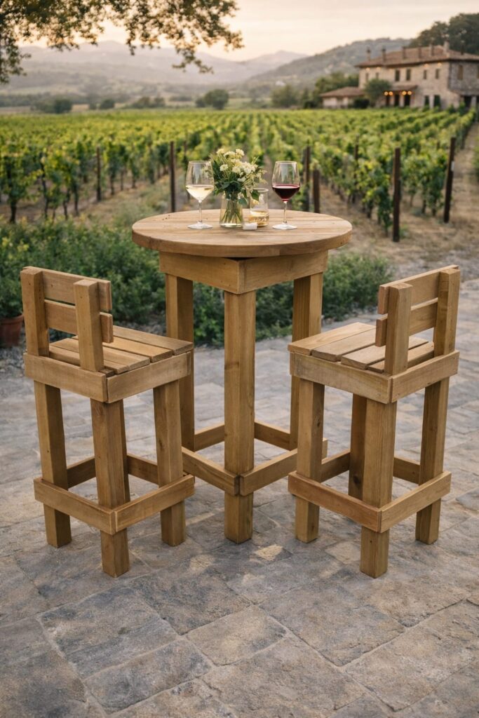 mange debout en bois artisanal