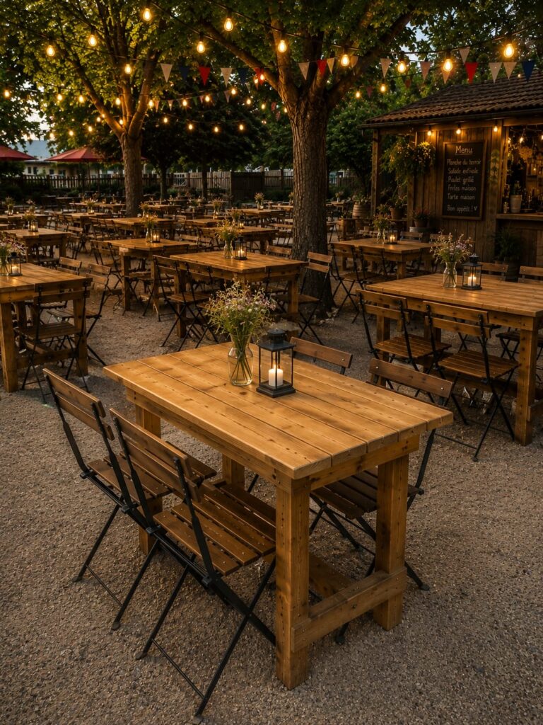 Table restaurant pour 4 personnes