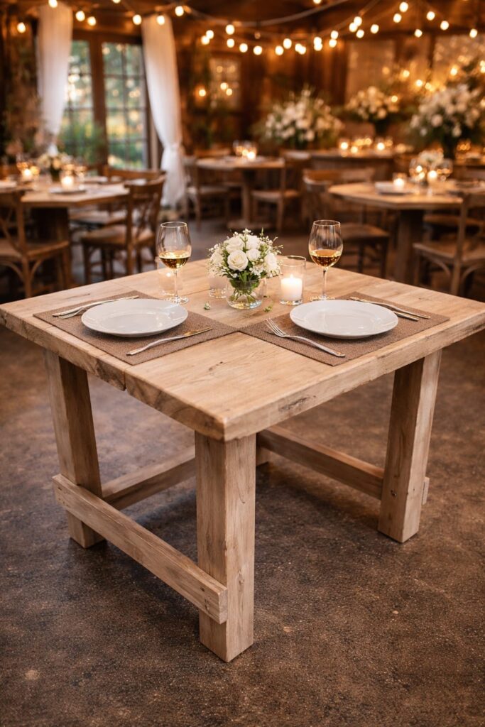 Table restaurant pour 2 personnes