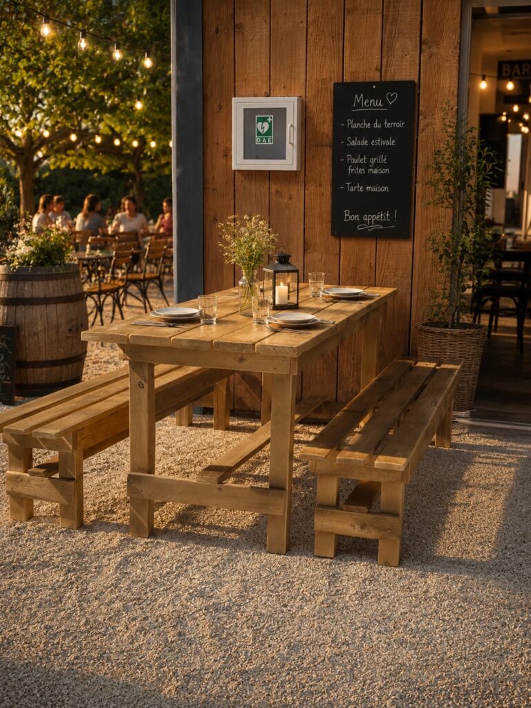Table pour 8 personnes